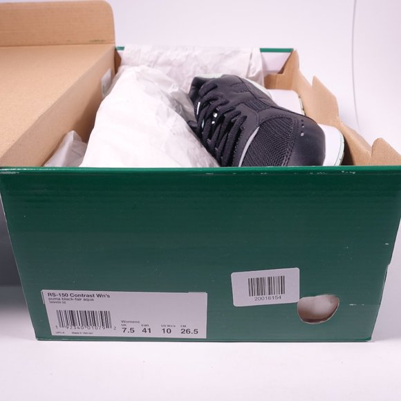 PUMA RS-150 Contrast Sneaker 369459-02 Black/Green - Picture 7 of 13